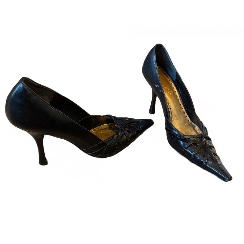 Y2K pointed toe heels